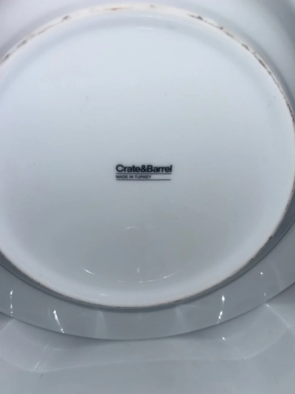 2 Crate & Barrel White Ceramic Pasta Bowl - Casual Home Dining
